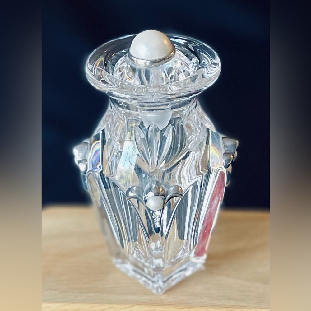 “LENOX CRYSTAL” PERFUME BOTTLE with STOPPER EUC - Picture 2 of 5